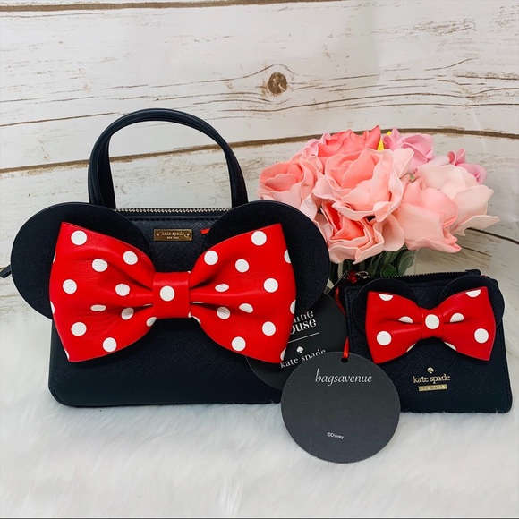 Kate Spade Minnie Mouse maise crossbody wallet - Picture 2 of 8